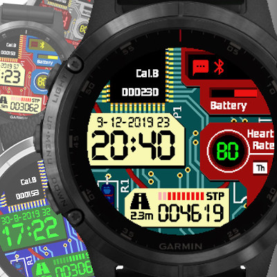 UNi PCB watch face